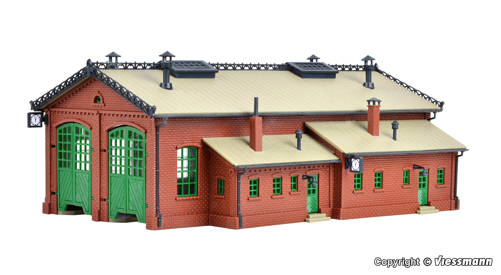 Vollmer 47608 Lokschuppen zweiständig 1:160 Spur N Bausatz Neu