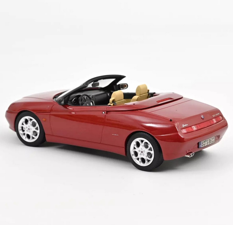 Norev 187854 Alfa Romeo Spider 1999 Proteo Rot metallic 1:18 NEU