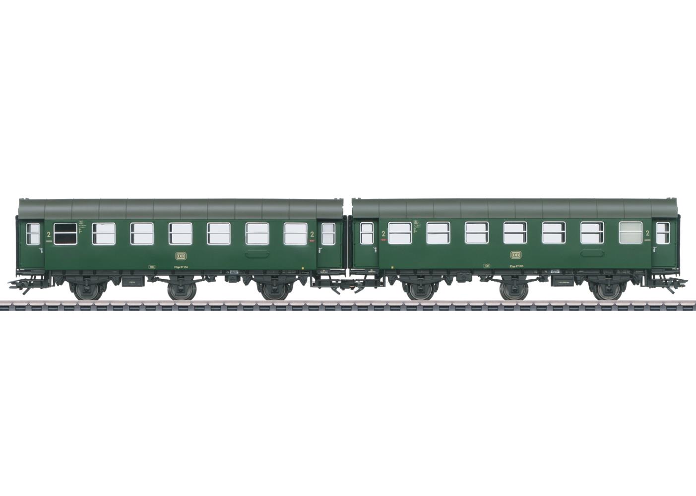 Märklin 43186 Umbauwagen-Paar 2.Kl. DB 1:87 Spur H0 AC Neu OVP