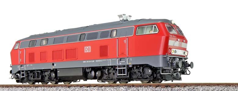 ESU 31017 Diesellok BR 218, 218 414 DB verkehrsrot Ep VI Spur H0