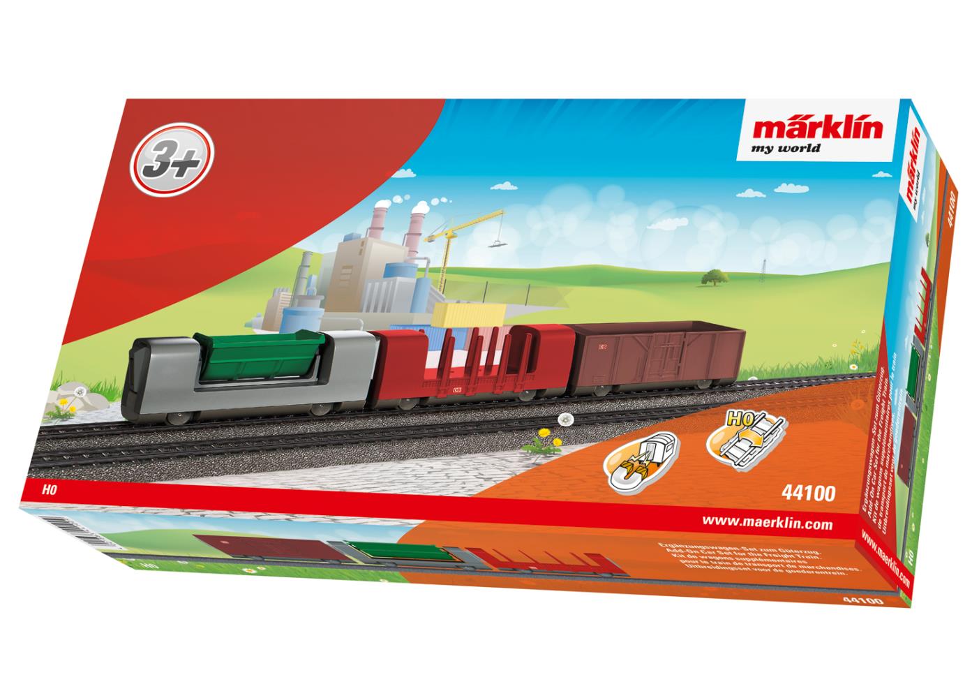 Märklin 44100 my world Ergänzungswagen-Set zum Güterzug Spur H0