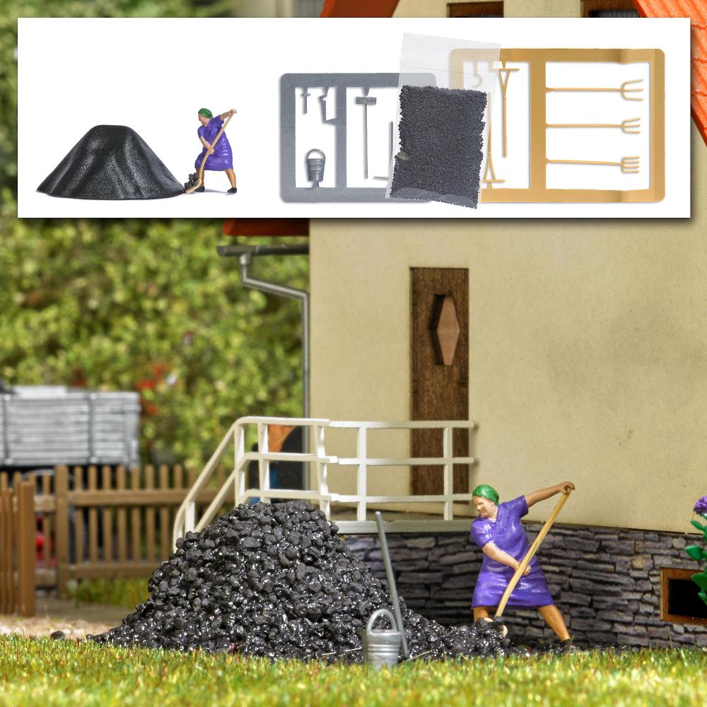 Busch 7927 Action Set Kohle schaufeln 1:87 Spur H0 Neu OVP