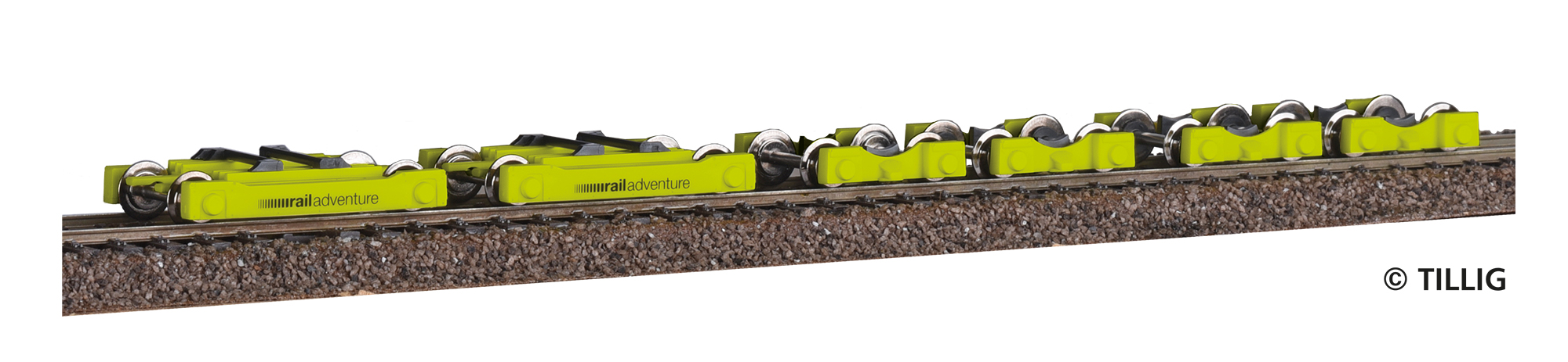 Tillig 09837 Set Loco Buggy der RailAdventure GmbH, bestehend aus zwei gr