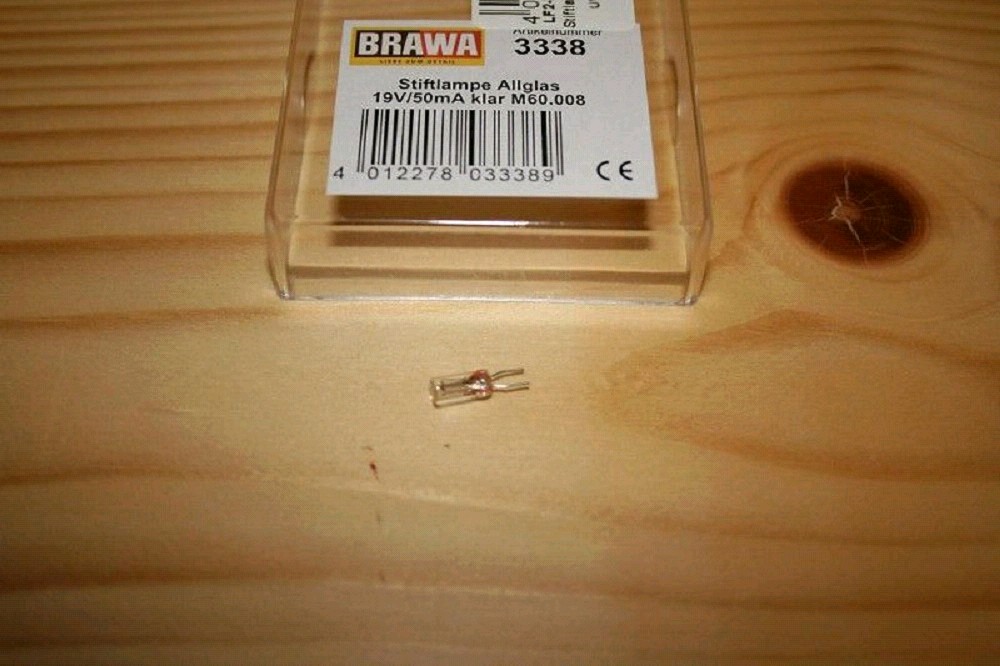 Brawa 3338 Stiftlampe M60.008