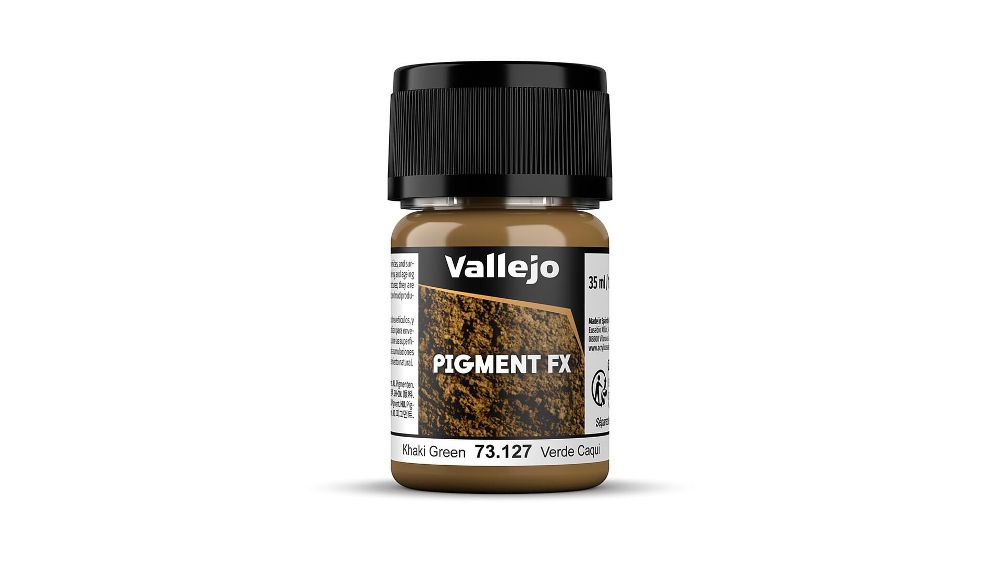 Vallejo 73127 Khakigrün, 35 ml Pigment NEU