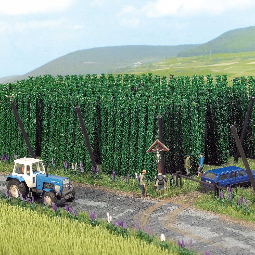 Busch 1215 Hopfen 44 Pflanzen ca. 60 mm hoch 1:87 Spur H0 NEU