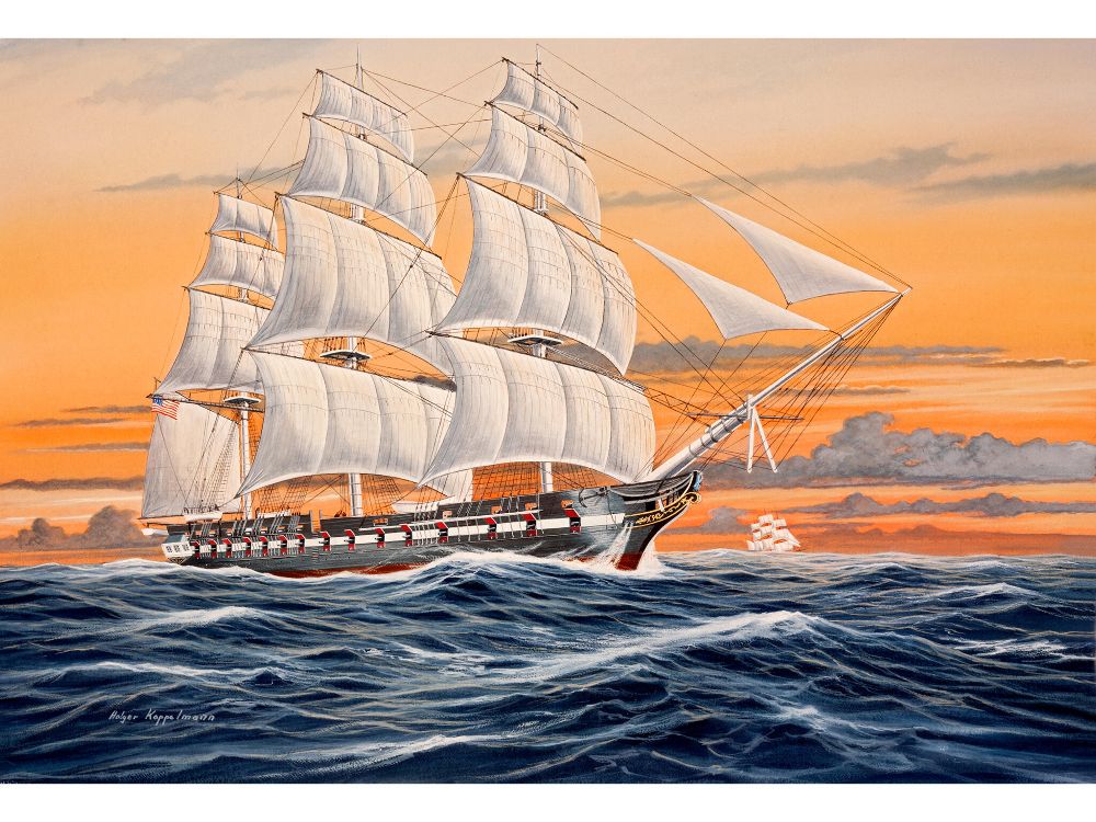 Revell 05607 USS Constitution - 250 Years U.S. Navy / Sail 2025 1:96