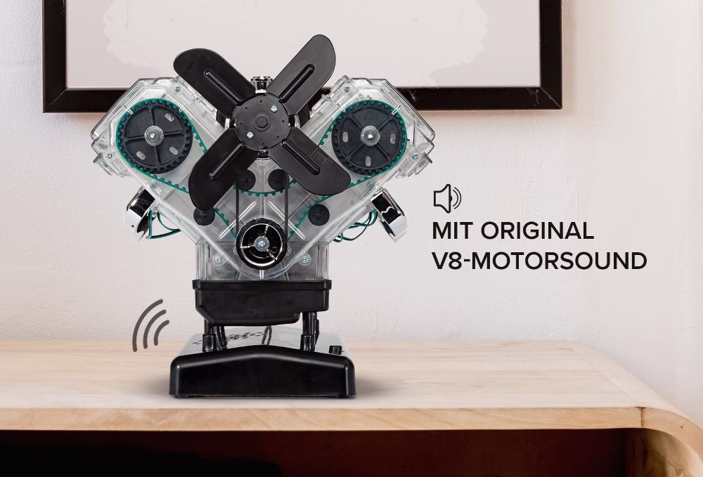 Franzis 67114 V8-Motor - Der große Technikbausatz 1:3