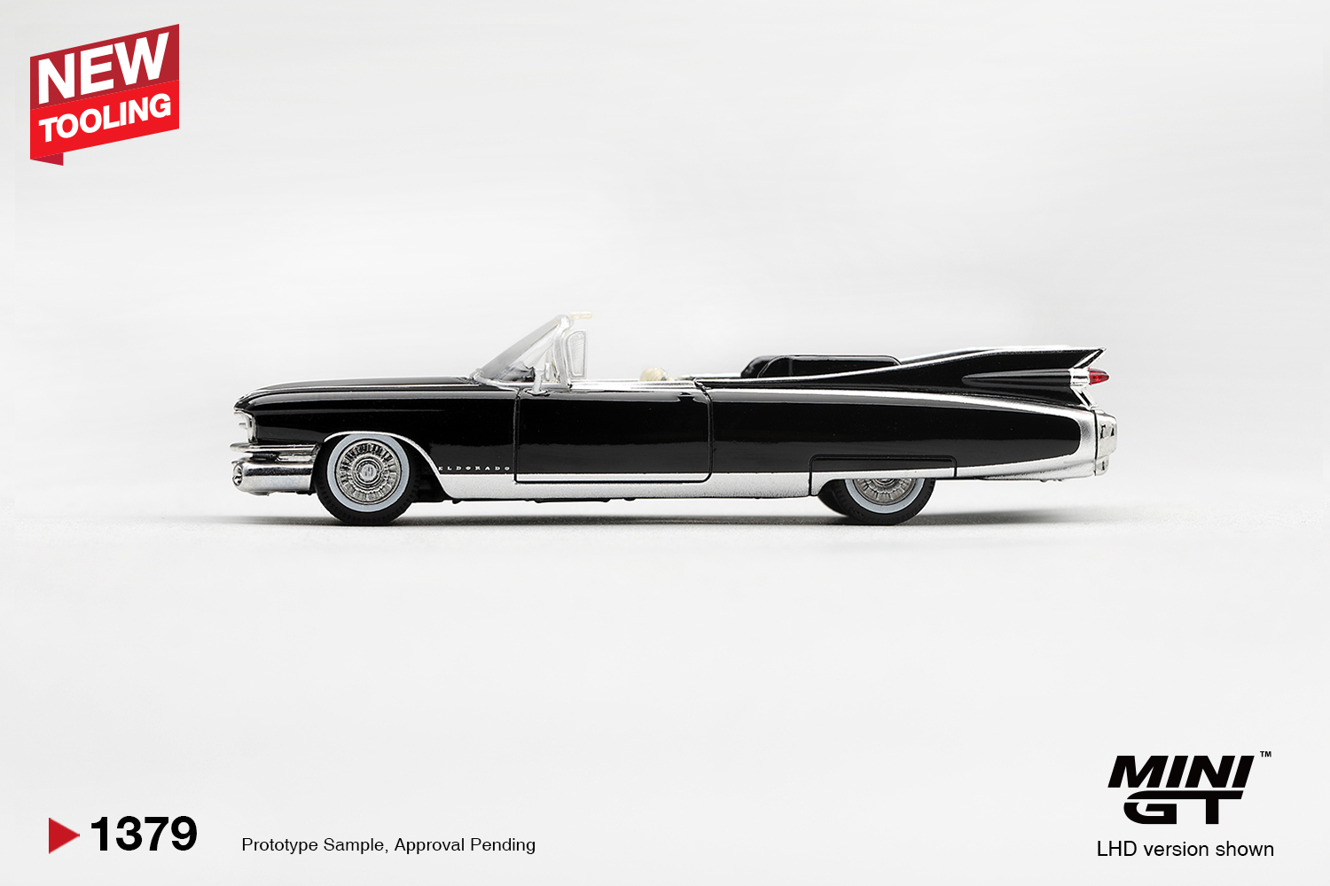 Mini GT 1379 1:64 CADILLAC ELDORADO BIARRITZ BLACK 1959