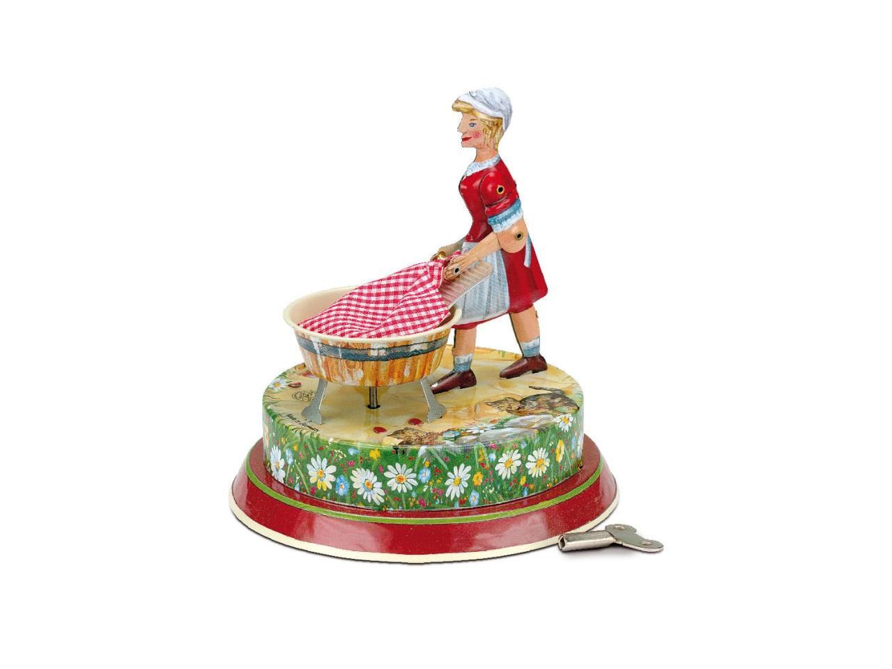 Wilesco 10850 Waschfrau Aufzugswerk Neu OVP