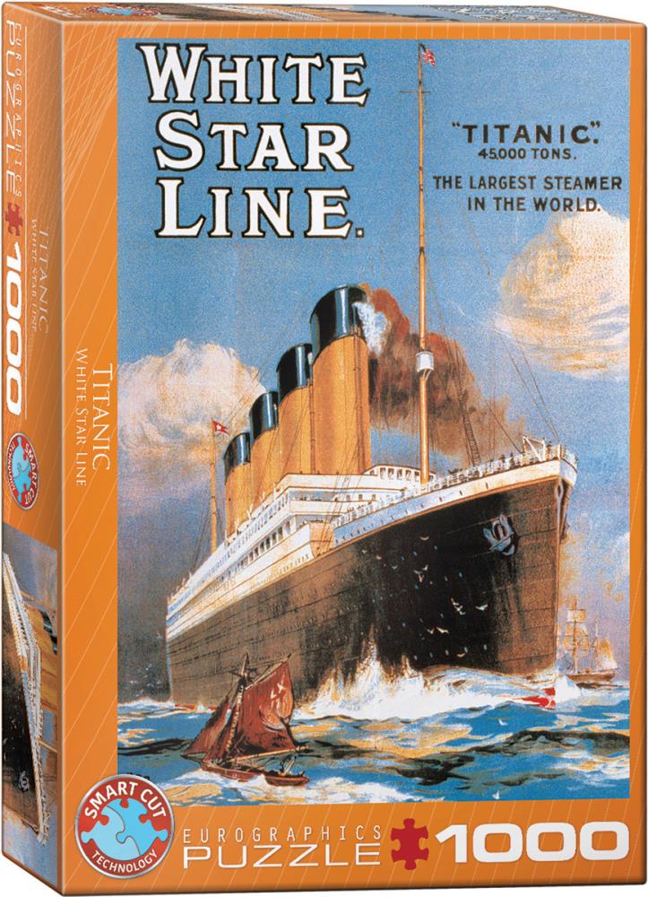 EUROGRAPHICS 6000-1333 Titanic White Star Line 1000 Teile Puzzle