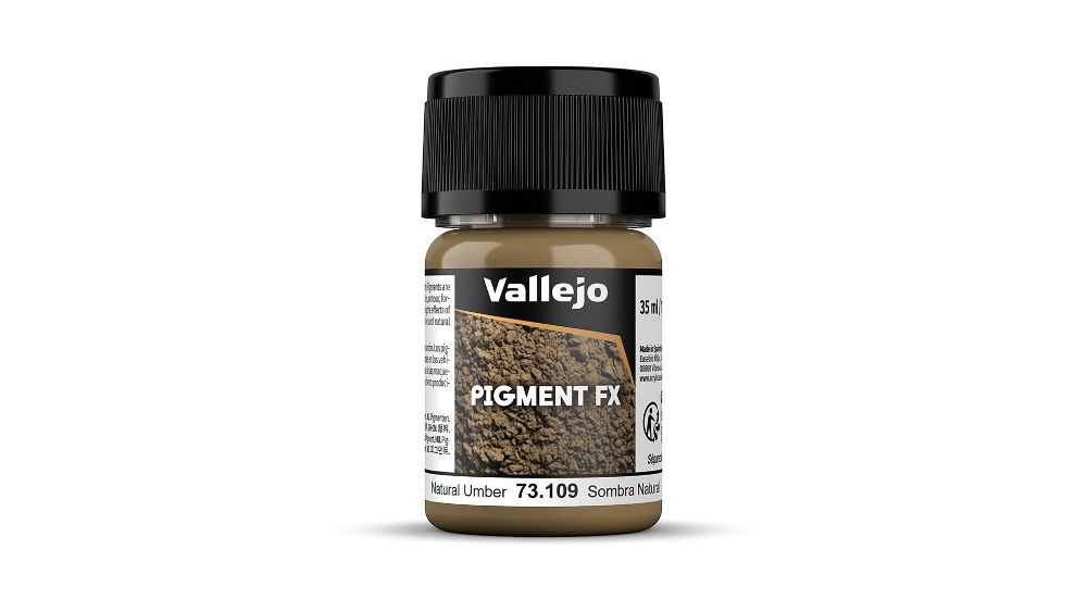 Vallejo 73109 Umbra, 35 ml Pigment NEU
