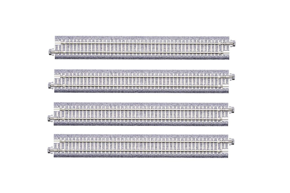 Kato 20-017 Gerades Gleis, 186 mm, Betonschwelle (4 Stück) Spur N