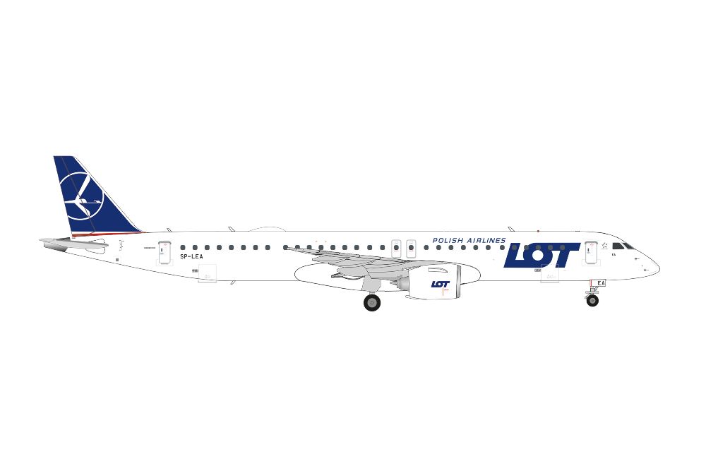 Herpa 573931 E195-E2 LOT Polish Airlines 1:200