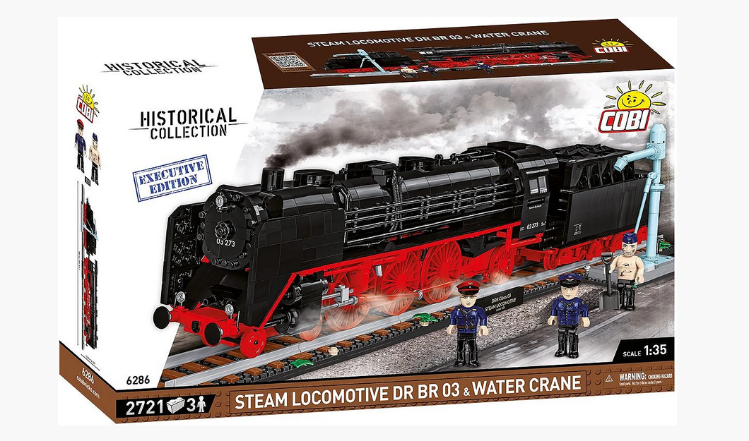 Cobi 6286 DR BR 03 Steam Locomotive & Water Crane 1:35 NEU
