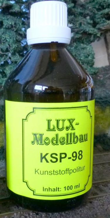 Lux 9007 KSP-98 Kunststoffpolitur 100 ml Glasflasche Neu