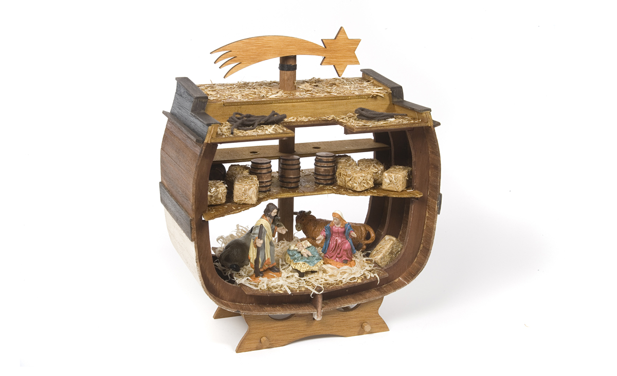 OcCre 50000 Weihnachts-Krippe 1:90 Holzbausatz NEU OVP
