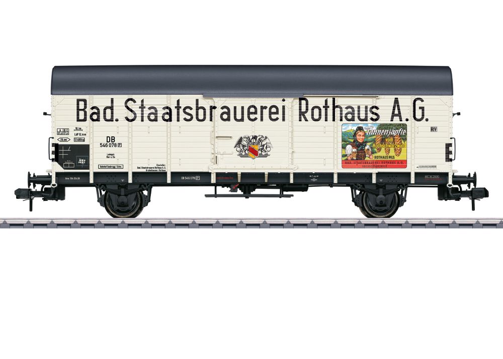 Märklin 58837 Gedeckter Güterwgn GL 11 "Tannenzäpfle" (DB) Spur 1