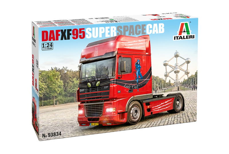 Italeri 93834 DAF XF 95 SUPER SPACE CAB 1:24 Bausatz NEU OVP