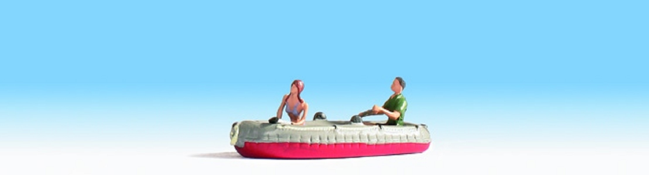 Noch 16815 Schlauchboot mit Figuren