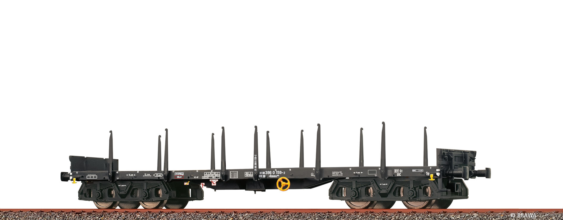 Brawa 47122 H0 Flachwagen Rmms663 DB