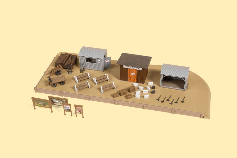 Auhagen 11486 Haltepunkt Hüttengrund 1:87 Spur H0 Bausatz NEU OVP