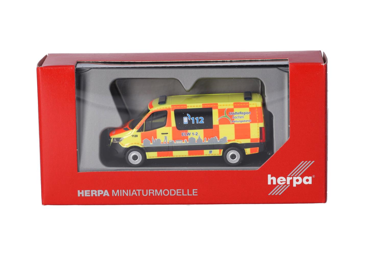 Herpa 097741 Mercedes-Benz Sprinter '18 Halbbus Flachdach 1:87