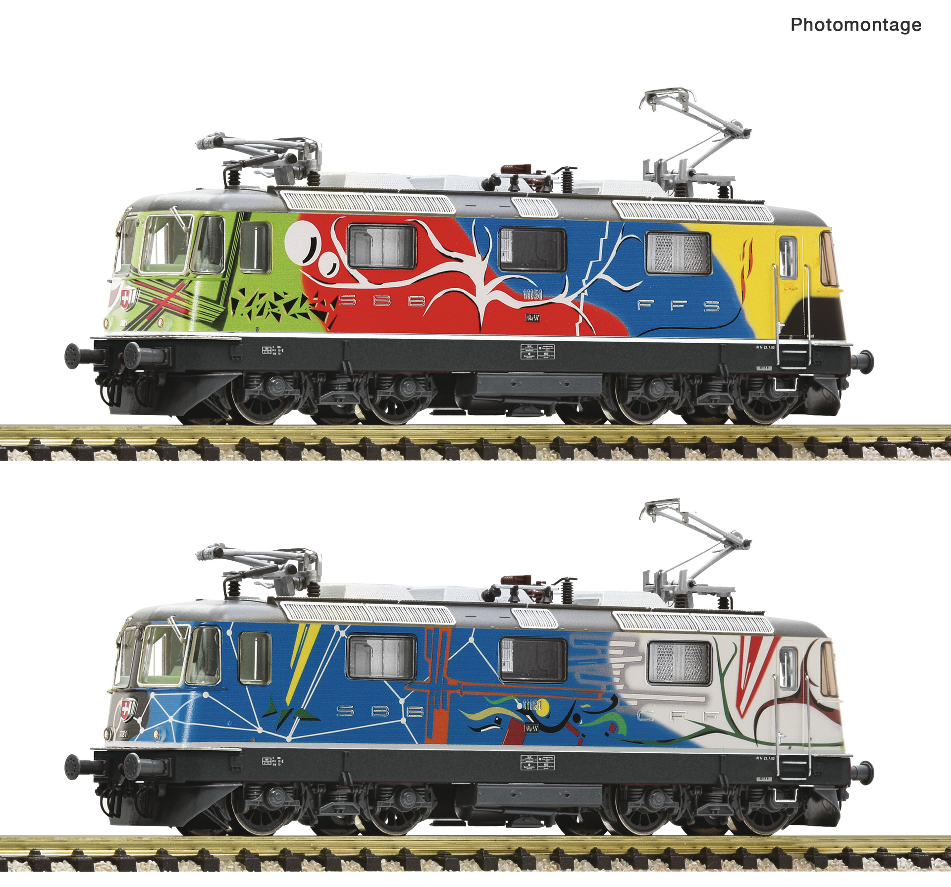 Fleischmann 7560108 Elektrolokomotive Re 4/4 II 11181 „Bourret“, SBB