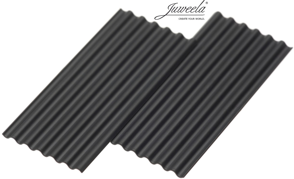 Juweela 23265 Wellplatte "Faserzement" anthrazit, 30x (Miniatur)