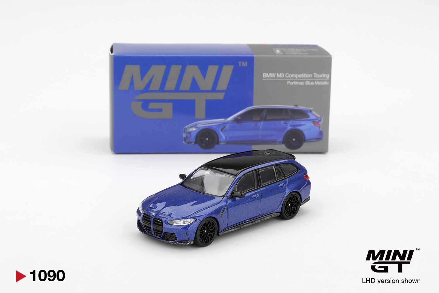Mini GT 1090 BMW M3 Competition Touring 2023 1:64 Standmodell