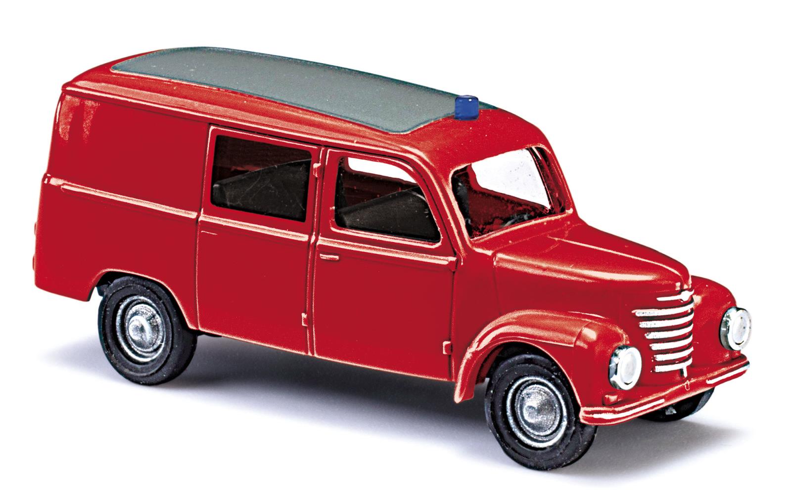 Busch 8667 Framo Halbbus Feuerwehr 1:120 Spur TT Standmodell