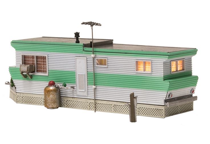 Woodland Scenics BR5060 Grillin' & Chillin' Trailer Wohnwagen H0 Fertigmodell