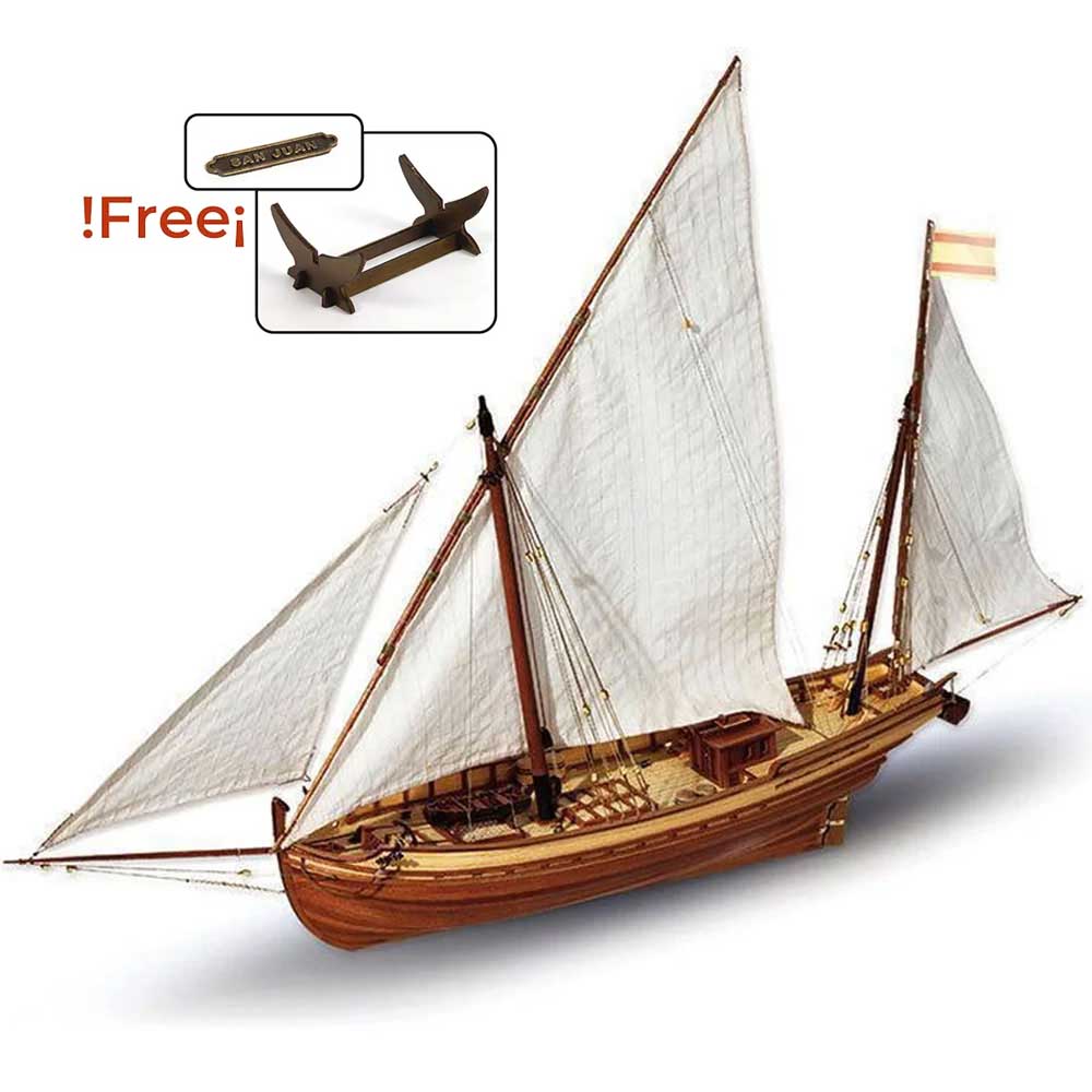 OcCre 12001 San Juan – Feluke „El Glorioso“ 1:70 Holzbausatz NEU