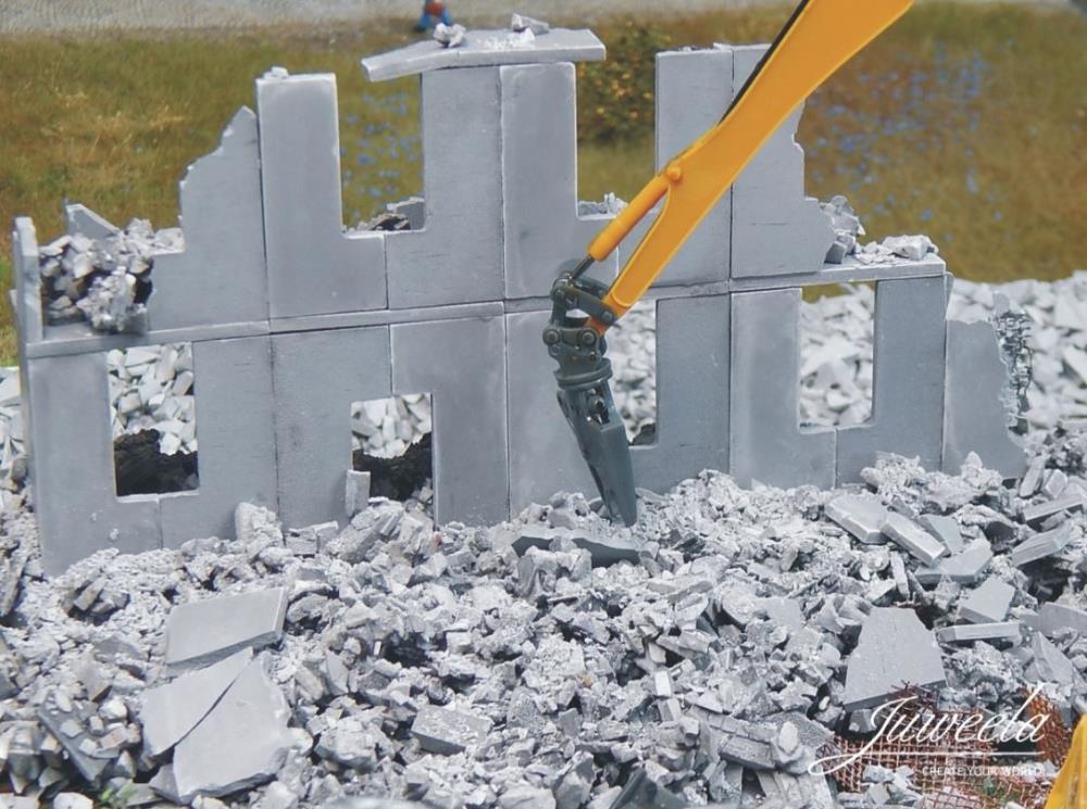 Juweela 28335 rubble in the box - Plattenbau - 1:87 - Neu - OVP