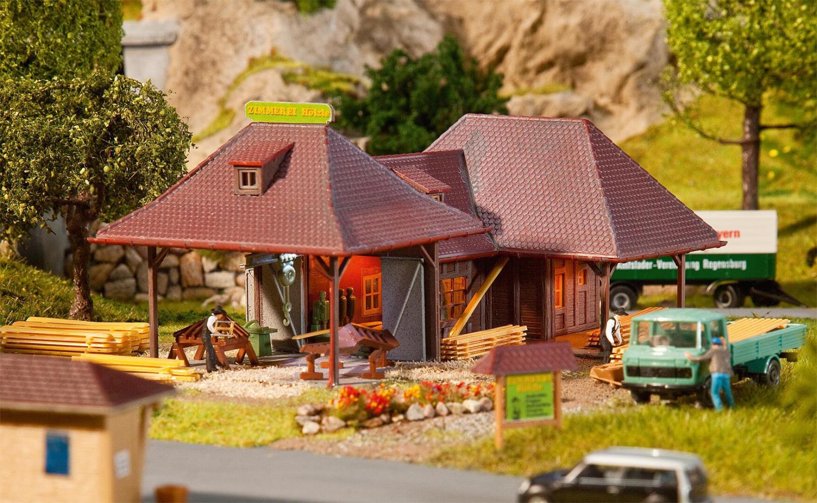 Faller 130191 Zimmerei 1:87 Spur H0 Bausatz Neu OVP