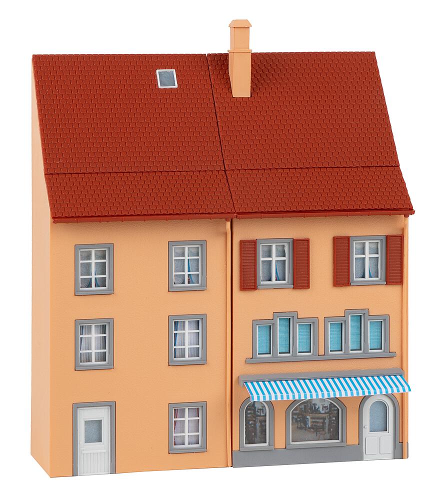 Faller 130711 2 Reliefhäuser Kleinstadt 1:87 Spur H0 Bausatz Neu OVP