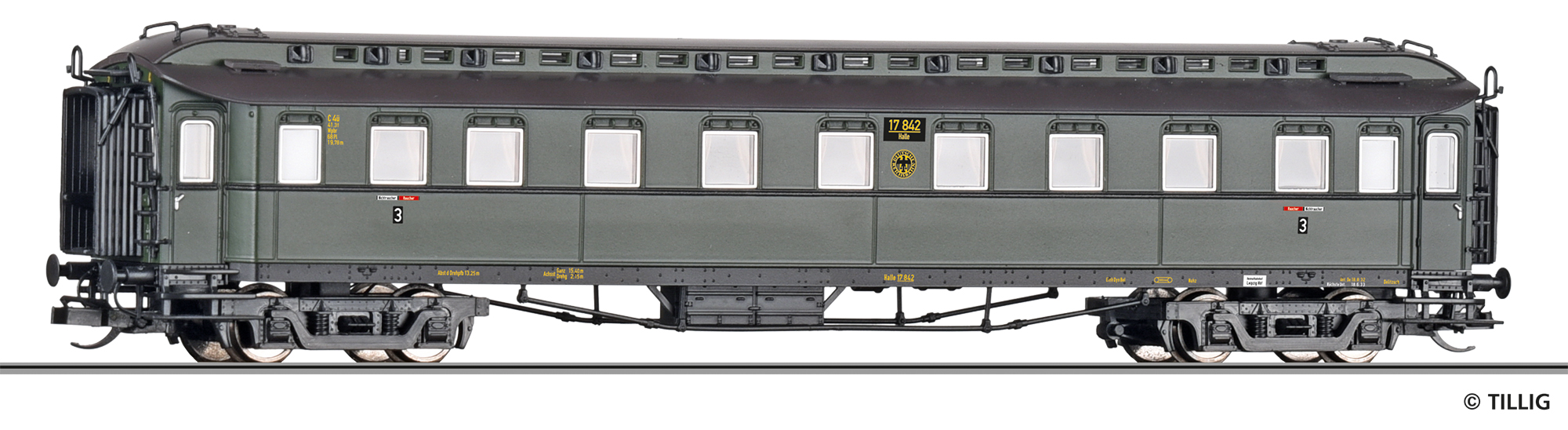 Tillig 12002 Reisezugwagen 3. Klasse C4ü der DRG