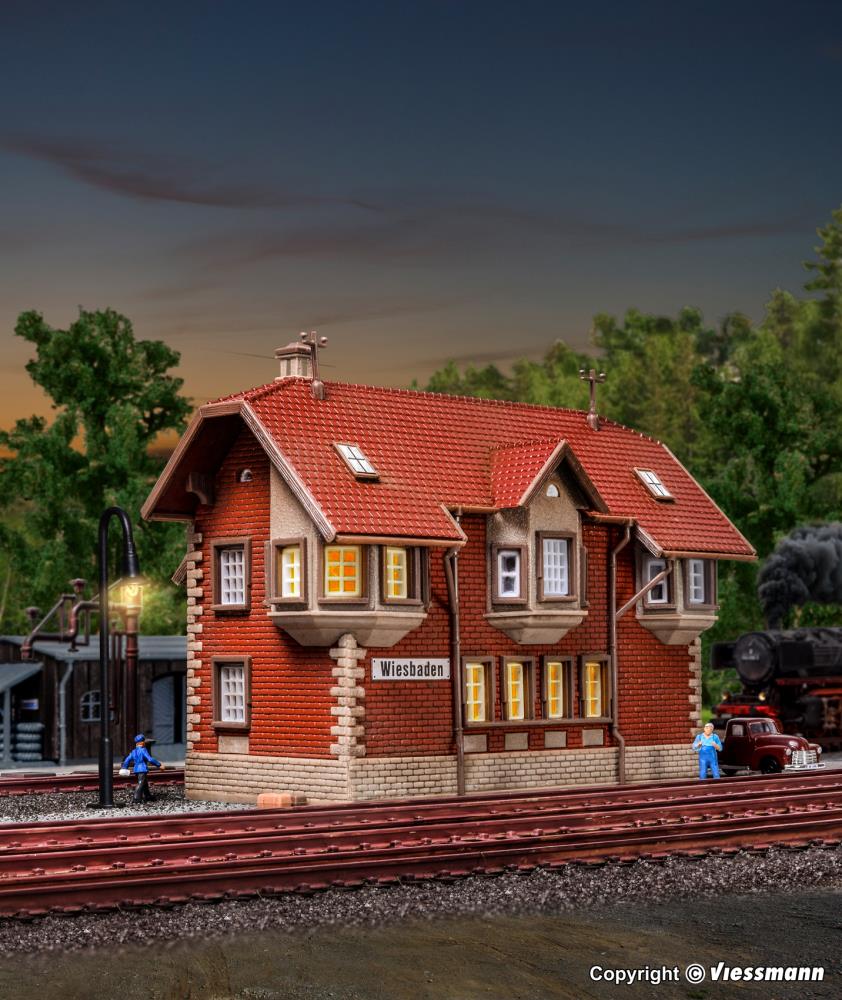 Vollmer 47602 Stellwerk Wiesbaden 1:160 Spur N Bausatz Neu OVP