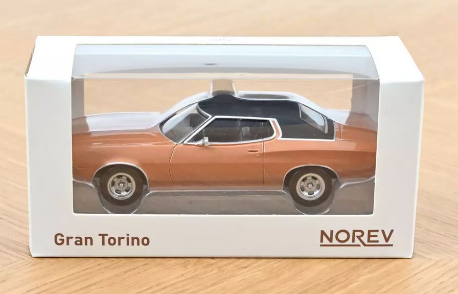 Norev 270587 Ford Gran Torino 1974 Kastanienbraun Jet-car 1:43