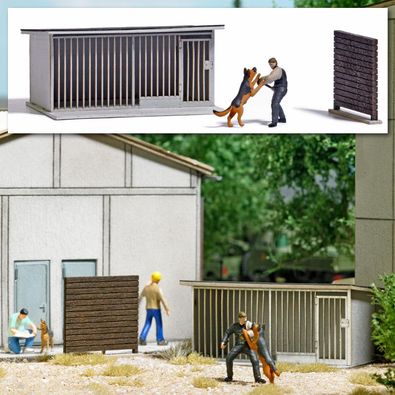Busch 7969 Action Set: Hundeausbildung - Spur H0 - Neu - OVP