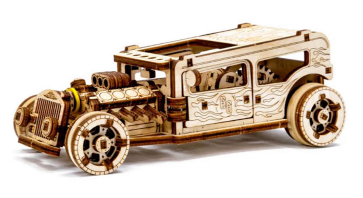 Revell 00612 Tiny Adventures Hot Rod Holzbausatz Neu OVP