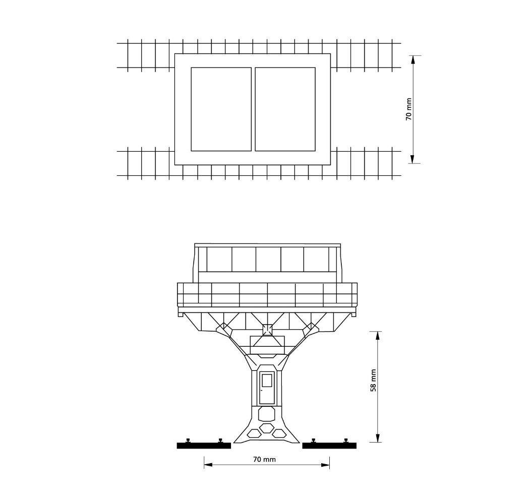 Auhagen 11416 Großbekohlung 1:87 Spur H0 Bausatz Neu OVP