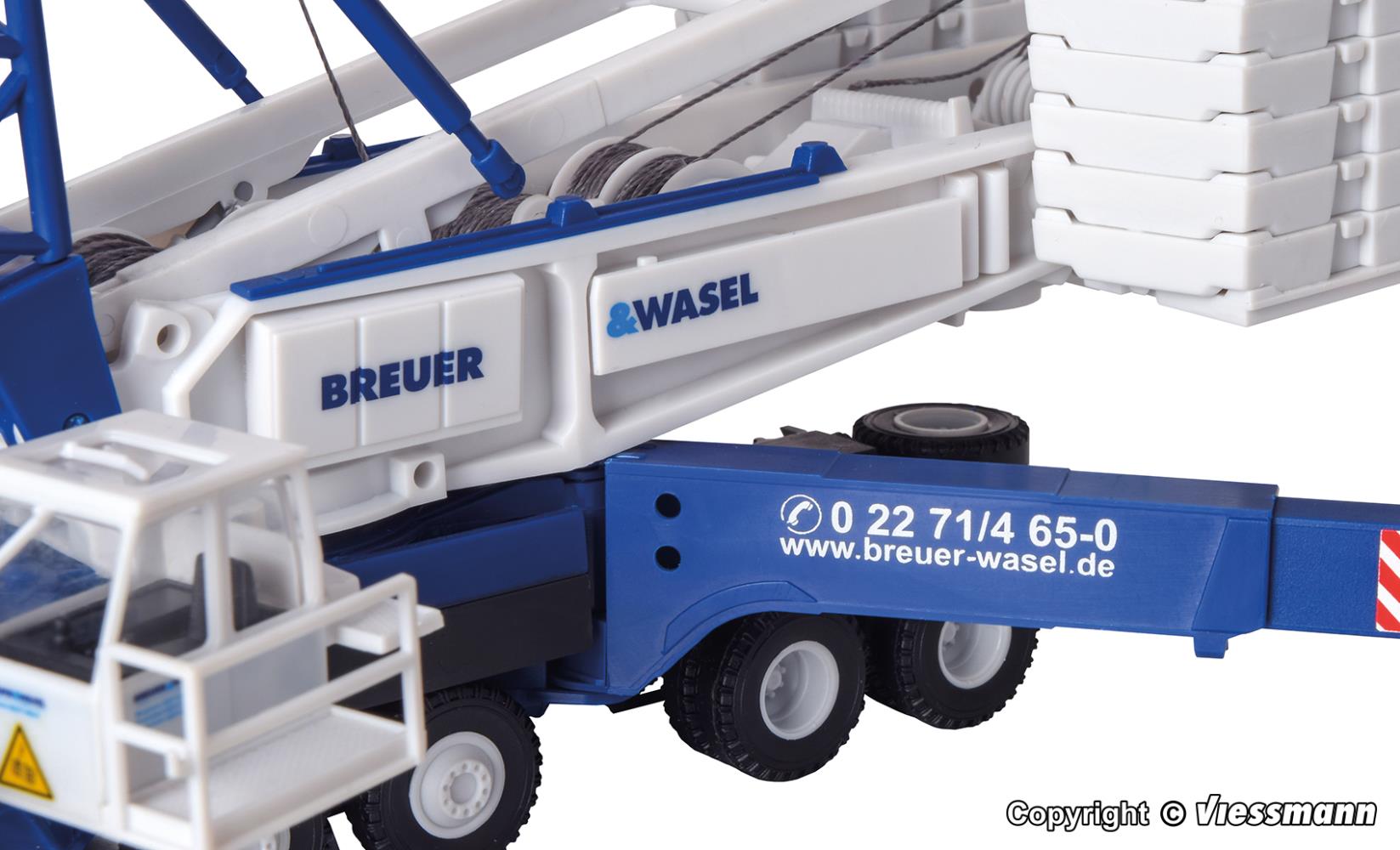 Kibri 13061 LIEBHERR LG 1550 BREUER & WASEL - Spur H0 1:87