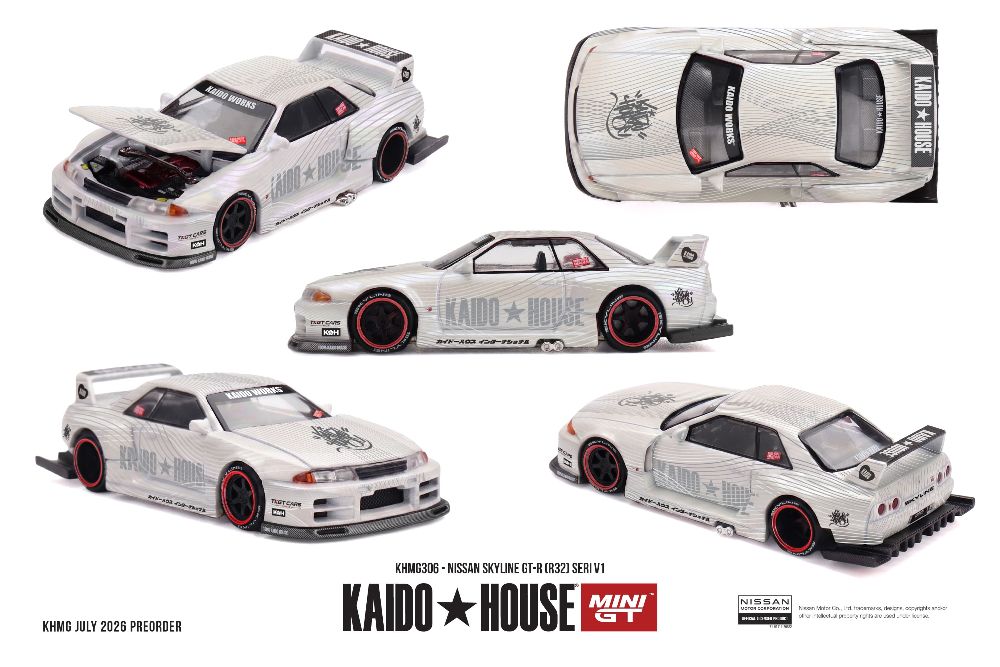 Kaido House 306 1:64 NISSAN SKYLINE GTR (R32) SERI V1 1989