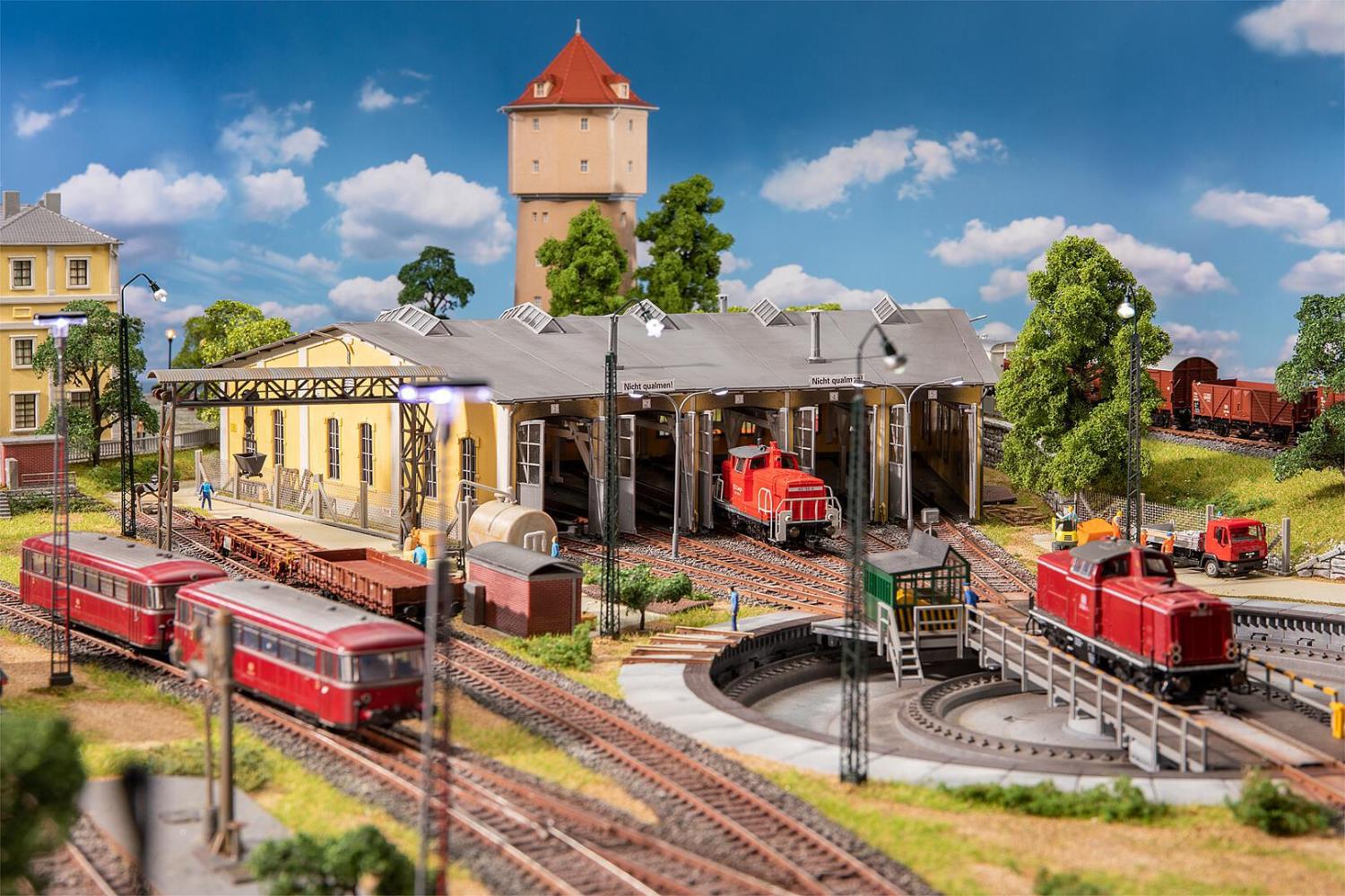 Faller 120081 Ringlokschuppen Freilassing 1:87 Spur H0 Bausatz Neu
