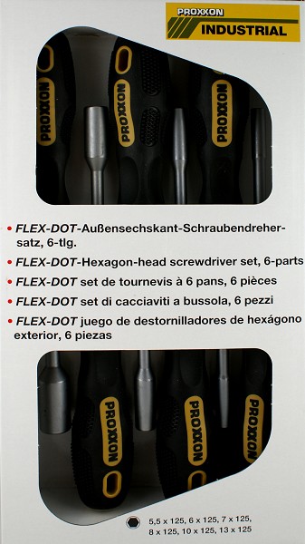Proxxon 22644 FLEX-DOT-Schraubendrehersätze, 6-teilig - Neu - OVP