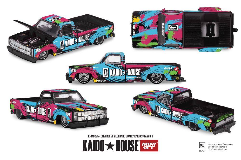 Kaido House KHMG285 1:64 CHEVROLET SILVERADO DUALLY KAIDO SPLASH V1 1980