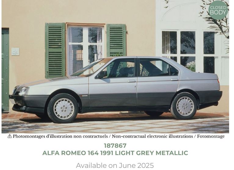 Norev 187867 Alfa Romeo 164 1991 Light Grey metallic 1:18