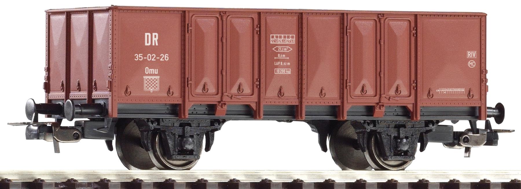 Piko 58742 Offener Güterwagen Omu DR III 1:87 Spur H0 DC Neu