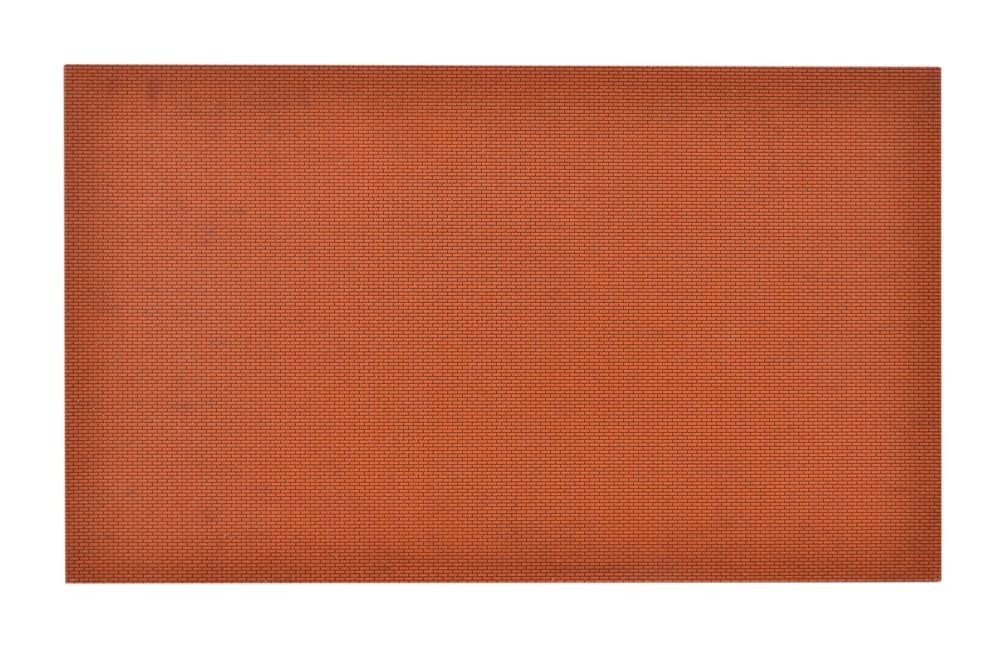 Vollmer 48222 H0 Mauerplatte Ziegel aus Steinkunst,L 27,5 x B 16 cm